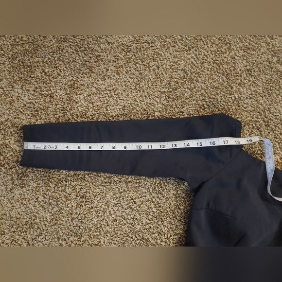 Sherri Hill Navy Blue Asymmetrical Gown, Women's Size 4 - Picture 6 of 9